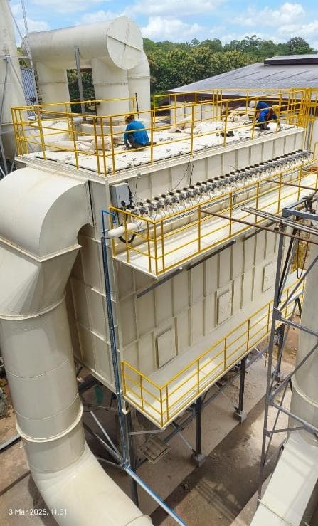 2 Units of Cyclone and Bag Filter House documentation
