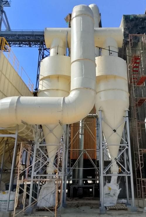 2 Units of Cyclone and Bag Filter House